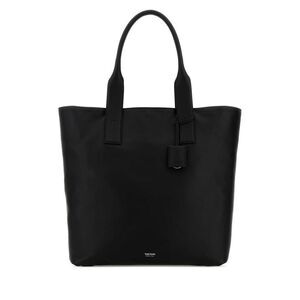 Tom Ford Men Black Leather Shopping Bag